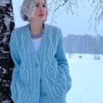 АРАН вязаный кардиган, мастер-класс для спиц